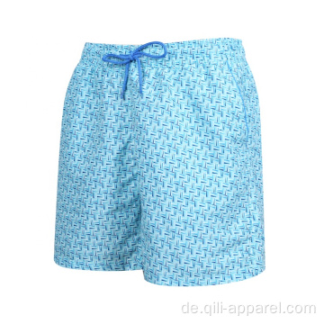 Boardshorts Print Plain Herren Badehose Badebekleidung